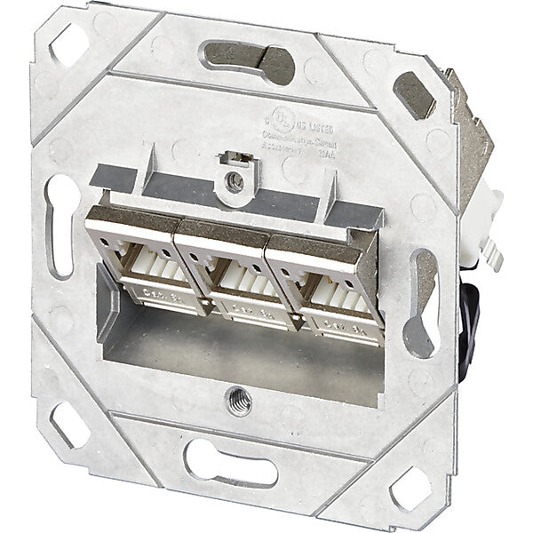 METZ CONNECT Anschlussdose C6Amodul UP0 3Port 270 UP0 130B12D31200-E